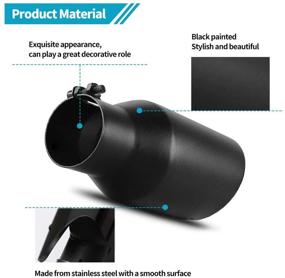 img 2 attached to Выхлопной наконечник YITAMOTOR из нержавеющей стали Professional