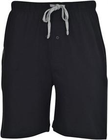 img 2 attached to 🩳 Hanes Men's 2-Pack Cotton Lounge Drawstring Knit Shorts with Waistband & Pockets - Comfortable and Functional Shorts for Men