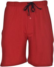 img 3 attached to 🩳 Hanes Men's 2-Pack Cotton Lounge Drawstring Knit Shorts with Waistband & Pockets - Comfortable and Functional Shorts for Men