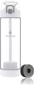 img 4 attached to 💧 HandySpring - Clear Filtered Water Bottle with Straw | BPA Free 26 Oz Portable Hydration Solution