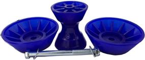 img 2 attached to 🚤 COLOFULWAY 4" Boat Trailer Bow Bell Roller Assembly: Durable 1/2" Shaft, Perfect Fit for 4" Bracket, Polyurethane Material