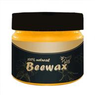 🪟 beeswax furniture polish & wood seasoning - natural wood wax for complete furniture care & cleaning (1pcs) logo