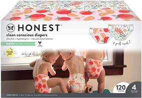 img 4 attached to HONEST Conscious Diapers Packaging H01SCB0063S4R