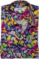 xoos paris printed multicolors butterflies logo