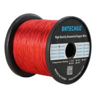 🔌 bntechgo 24 awg magnet wire - high-quality enameled copper wire for efficient magnet winding - 3 inch length logo