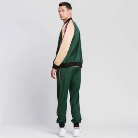 img 1 attached to 🏃 Ultra-Comfort Sweat Jacket Tracksuit Joggers for Active Men's Sports Clothing