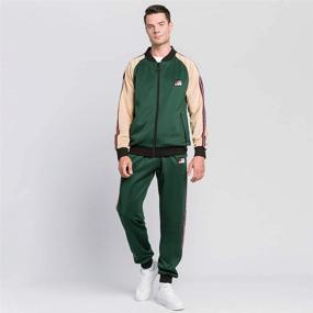 img 2 attached to 🏃 Ultra-Comfort Sweat Jacket Tracksuit Joggers for Active Men's Sports Clothing