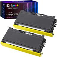 🖨️ e-z ink (tm) compatible toner cartridge replacement for brother tn350 tn-350 - high-quality 2-pack black cartridge for intellifax 2820, 2920, hl-2070n, hl-2040, dcp-7020, mfc-7820n logo