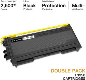 img 3 attached to 🖨️ E-Z Ink (TM) Compatible Toner Cartridge Replacement for Brother TN350 TN-350 - High-Quality 2-Pack Black Cartridge for Intellifax 2820, 2920, HL-2070N, HL-2040, DCP-7020, MFC-7820n