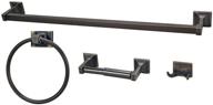 enhanced hardware house 68-9554 sunset bath set in elegant oil rubbed bronze for optimal style and durability logo