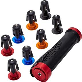 img 1 attached to 4 Pairs Bike Handlebar Bar End Plugs Caps with Installation Tool for Road & Mountain Bicycles