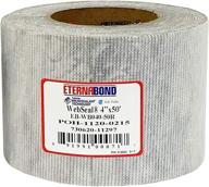 🏠 eternabond webseal white 4"x50' microsealant polyester tape - ultimate reinforced fabric for roof sealing and repair, 23 mil total thickness logo