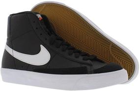 img 3 attached to Nike Blazer DA4086 100 Numeric_7 Black Orange Boys' Shoes