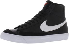 img 4 attached to Nike Blazer DA4086 100 Numeric_7 Black Orange Boys' Shoes