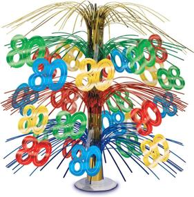 img 1 attached to 🎉 Vibrant 80 Cascade Centerpiece (Multi-Color): Perfect Party Accessory for a Count of 1 (1/Pkg)