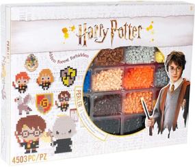 img 1 attached to Multicolored 4503pc Perler Harry Potter Fuse Bead Kit with 19 Patterns