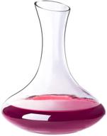 🍷 laien hand-blown glass wine decanter - lead-free red wine breather carafe, 1800 ml - aerating decanter, perfect gift for wine enthusiasts and wine accessories логотип