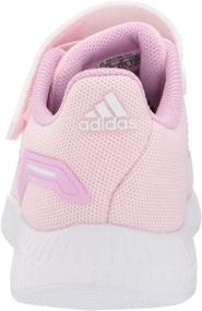 img 2 attached to Adidas Unisex Baby Runfalcon White Lilac Boys' Shoes : Sneakers