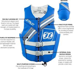 img 2 attached to 🌊 Gear up with the Jet Pilot Cause Neoprene CGA Vest - Ultimate Watersports Protection