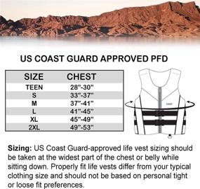 img 1 attached to 🌊 Gear up with the Jet Pilot Cause Neoprene CGA Vest - Ultimate Watersports Protection