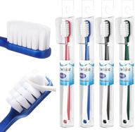 🦷 ultra gentle bristle toothbrush - travel-friendly brush for sensitive gums, extra soft silk adults toothbrush for oral gum recession & braces - pack of 3 logo