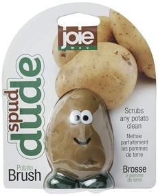 img 1 attached to Sommelier 50753 Joie Spud Dude Potato Vegetable Scrub Cleaner Brush: Efficient Cleaning for 3 x 2-Inch Potatoes - Multi Color