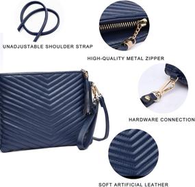 img 2 attached to 👜 Versatile Crossbody Shoulder Handbags with Detachable Wristlet for Women, Including Wallet - Perfect Crossbody Bags for Women's Handbags & Wallets