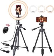 📸 enhance your live streams, makeup, and videos with viciall 10.3" selfie ring light & tripod stand: dimmable beauty ringlight for phones and cameras logo