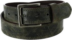 img 2 attached to Hickory Creek Antiqued Leather Bridle Men's Accessories and Belts