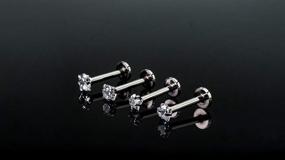 img 3 attached to 👂 Women's Surgical Stainless Earring Piercing Jewelry