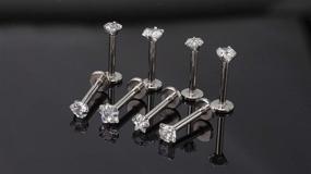 img 1 attached to 👂 Women's Surgical Stainless Earring Piercing Jewelry