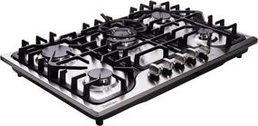 img 4 attached to Cooktop DT57043 Stainless Convertible Stovetop