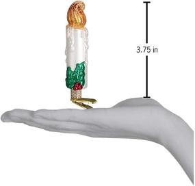 img 1 attached to Enhance Your Christmas Tree with Old World Glass Blown Ornaments: Clip-On Candle Decorations