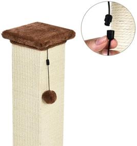 img 1 attached to AmazonBasics Premium Cat Scratching Post