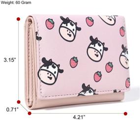 img 3 attached to 👜 Women's Handbags & Wallets with Tri-Folded Wallet Pocket Holder & Window Feature for Enhanced Convenience