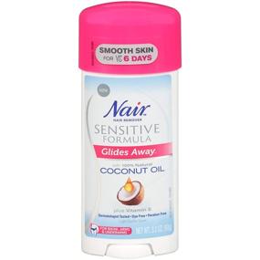 img 4 attached to Nair Sensitive Formula Coconut Underarms