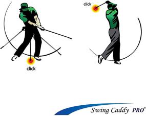 img 2 attached to Master Your Golf Swing with Swing Caddy 🏌️ PRO: Patented Trainer for Distance, Rhythm, Tempo, Accuracy & Warmup