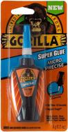 🦍 ultra-powerful gorilla micro precise super glue: unbeatable bonding strength and precision logo