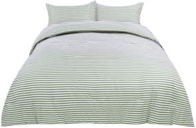 img 4 attached to PiccoCasa Comforter Alternative Lightweight All Season Bedding for Comforters & Sets