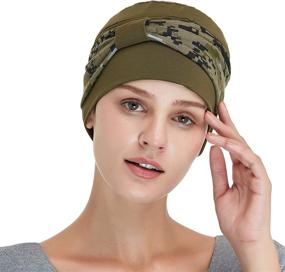 img 4 attached to Bamboo Double Layered Comfort Beanie: A Soothing Hat for Cancer and Chemo Patients