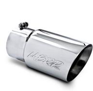 mbrp t5074 6-inch dual wall angled exhaust tip (t304) for enhanced seo logo