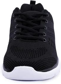 img 2 attached to Huayuanwell Walking Sneakers Athletic Platform Women's Shoes in Athletic