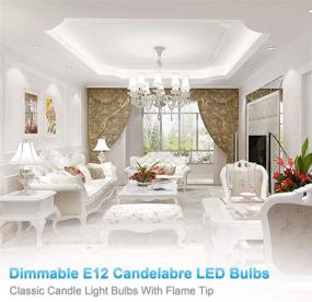 img 3 attached to 💡 Find Your Perfect Lighting with the Candelabra Small Light: Daylight Dimmable Solution