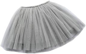 img 4 attached to BUENOS NINOS Princess Ballet Girls' Clothing Layers Skirts & Skorts