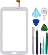 📱 premium white touch screen digitizer for samsung galaxy tab 3 7.0 - glass replacement (p3210 sm-t210 t210r t210l t217s t217a) - tools & adhesive included logo