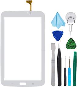 img 4 attached to 📱 Premium White Touch Screen Digitizer for Samsung Galaxy Tab 3 7.0 - Glass Replacement (P3210 SM-T210 T210R T210L T217S T217A) - Tools & Adhesive Included