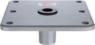 attwood sp-67749 swivl-eze lock'n-pin aluminum boat seat pedestal mount - 7x7 base, 3/4-inch: sturdy & reliable boat seat mount for enhanced comfort & stability логотип