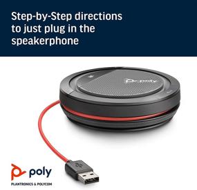 img 1 attached to 🔊 Plantronics Poly Calisto 3200 Wired Speakerphone - Personal Portable Speakerphone for Conference Calls - USB-A Compatible - Connect to PC/Mac - Works with Teams, Zoom & more - Enhanced SEO