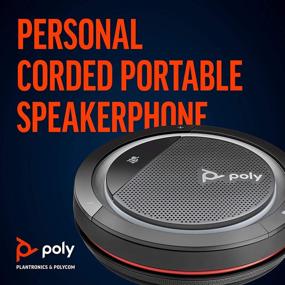 img 3 attached to 🔊 Plantronics Poly Calisto 3200 Wired Speakerphone - Personal Portable Speakerphone for Conference Calls - USB-A Compatible - Connect to PC/Mac - Works with Teams, Zoom & more - Enhanced SEO