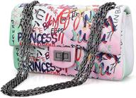 👜 graffiti crossbody shoulder handbags: stylish women's satchels & wallets by wxnow logo